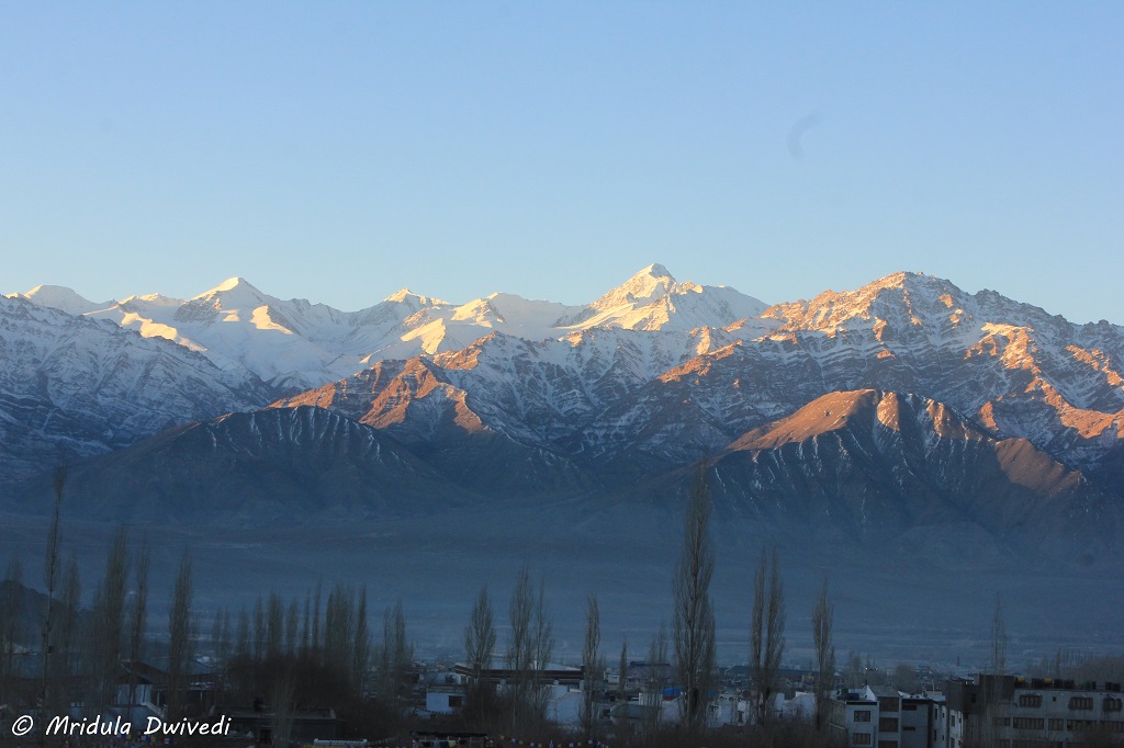 Stok Range of Mountains in Leh, Ladakh