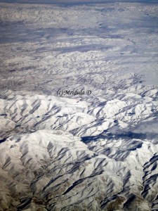 Alps mountains flight