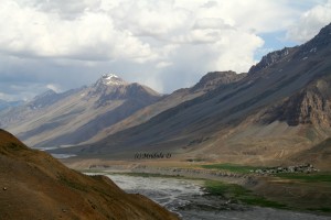 View from Kibber Monastery, Spiti, India