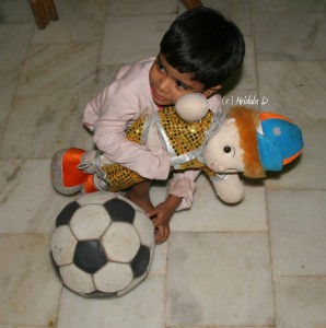 Football and Doll