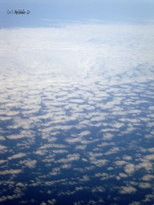 Sky picture taken in a flight 