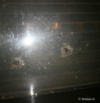 Bullet Holes at Cafe Leopold, Mumbai