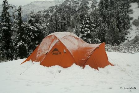 Tent and the Snow