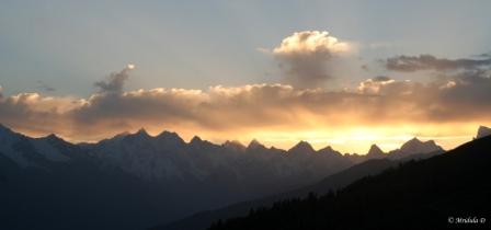 Sunrise Over Uttarakhand Himalayas