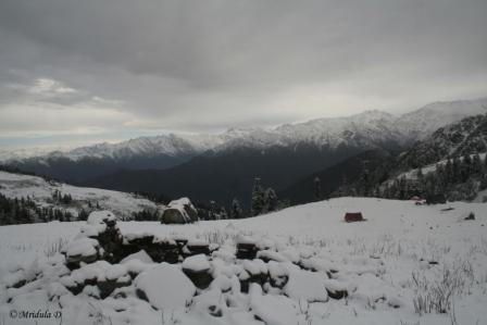 Snow at Talhauti, Uttarakhand