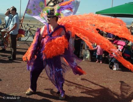 Festive Atmosphere at the Morecambe Kite Festival, UK