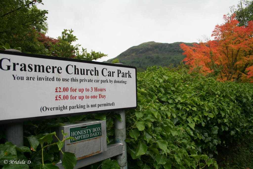Grasmere, Lake District, UK- Church Car Park