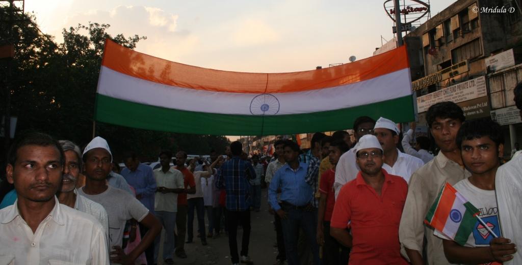Another Indian Flag at the Ramlila Maidan 