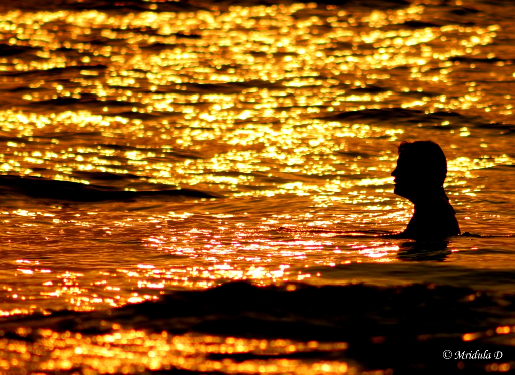 Golden Sea at Sunset, Goa