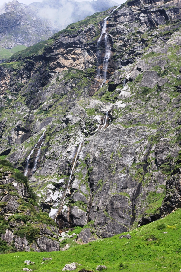 Waterfalls within the Valley of Flowers, Uttarakhand