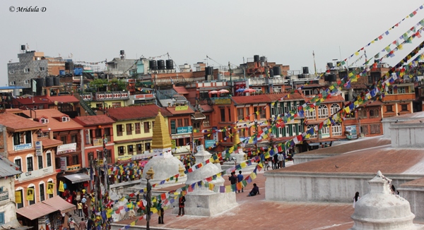 Shops around Boudhanath, Kathmandu, Nepal