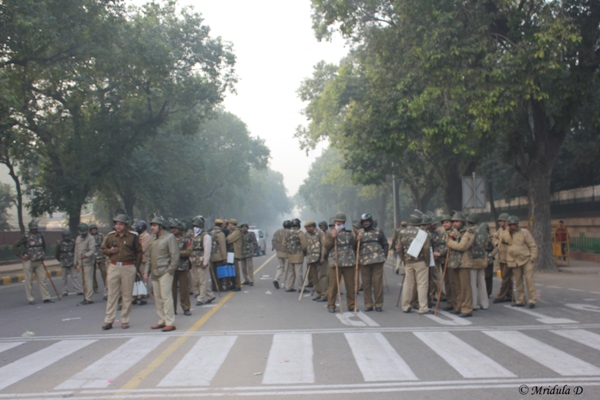 Police near India Gate