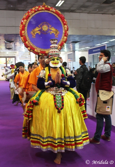 A Kathakali Dancer