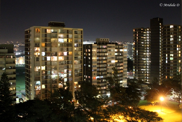 Durban at Night, South Africa