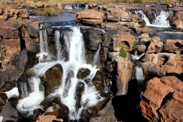Waterfall at Bourke's Luck Potholes, Panorama Route, South Africa
