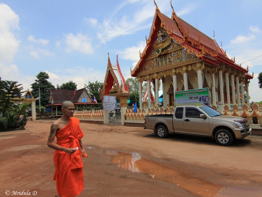 A monk at a Thai Temple