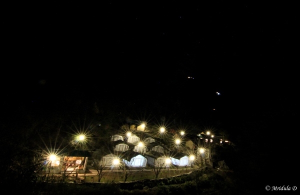 Hail Himalayas Campsite at Night