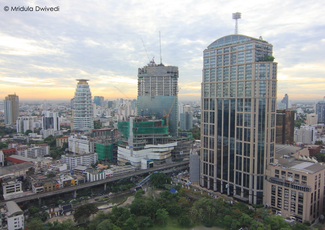 A View of the Bangkok Skyline