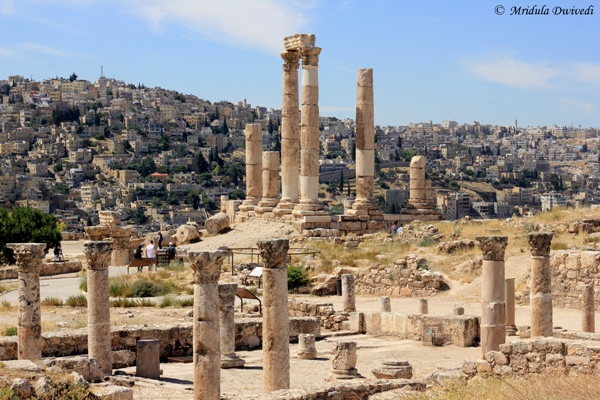 View of the Amman City from Amman Citadel
