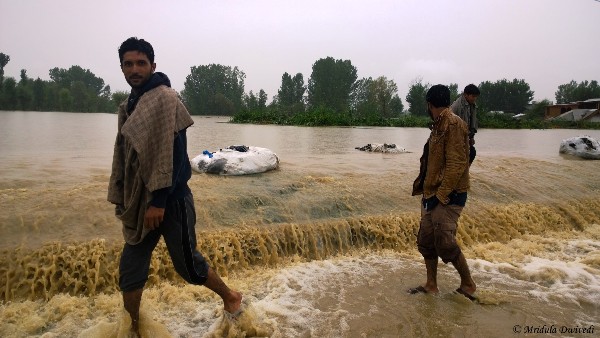 Flood Water in Srinagar, India