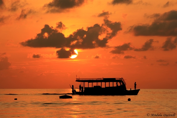 Sunset at Maafushi, Maldives