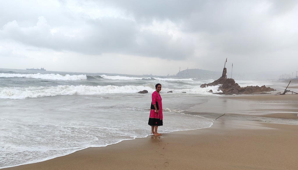 Exploring the Ramakrishna Beach at Vizag