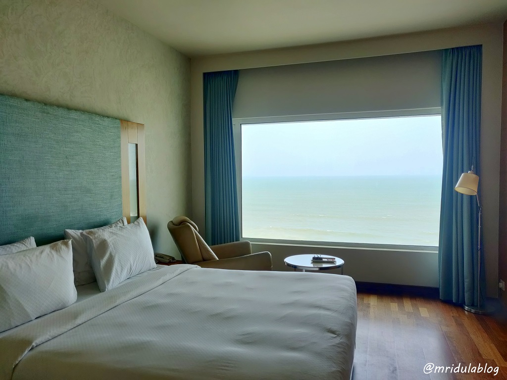 Suite room at the Novotel Vizag Varun Beach