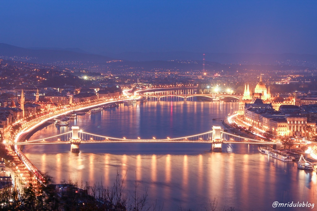 A panoramic view of Budapest City, Hungary