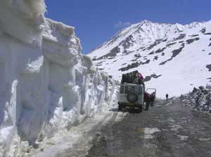 Manali Leh Highway in 2005