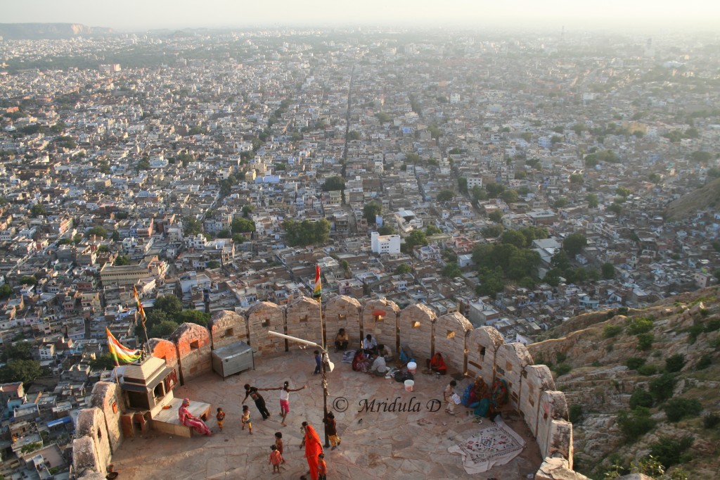 Jaipur City from Nahargarh Fort
