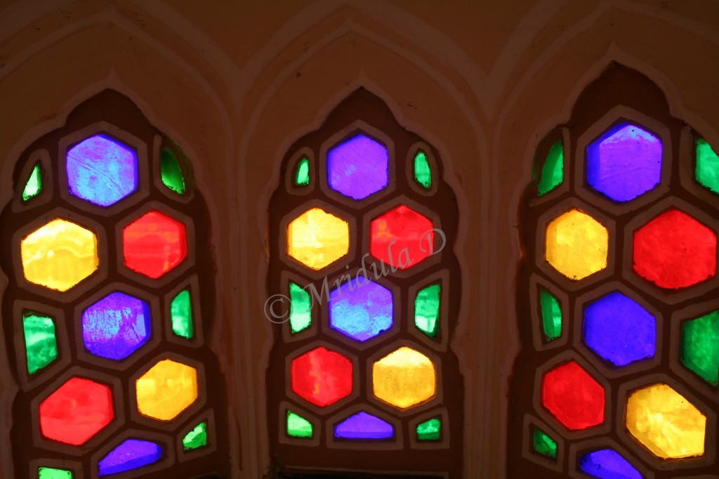 Colorful Glass Hawa Mahal Jaipur