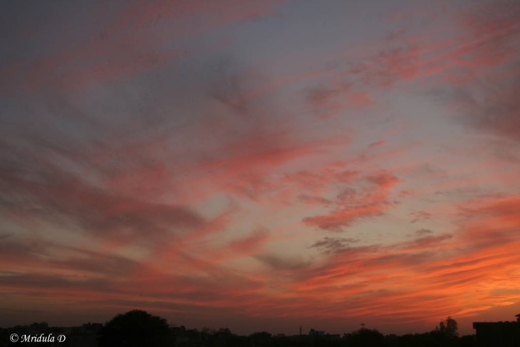 Evening Sky, Gurgaon