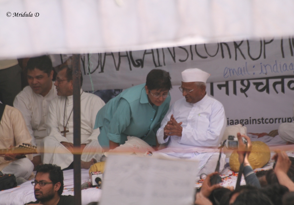 Kiran Bedi and Anna Hazare