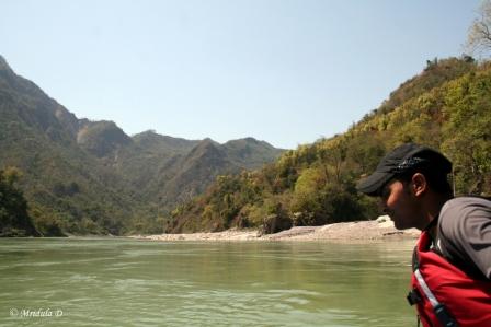 Vikram Our Raft Expert while we were Rafting at Rishikesh