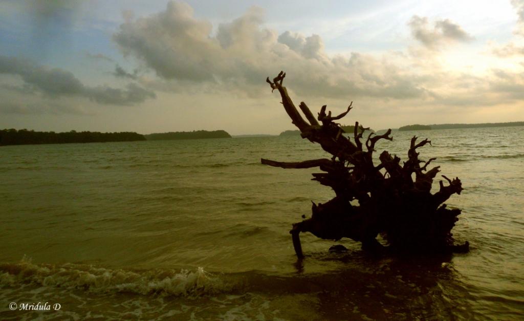 Dusk at Wandoor Beach, Port Blair, Andaman Islands