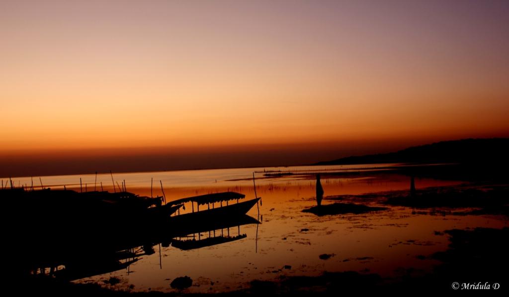 Dawn at Chilika Lake, Barakul, Odisha, India