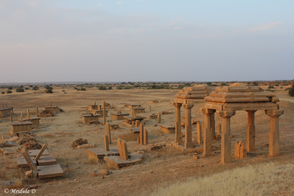 Graveyard at Kuldhara? Jaisalmer, Rajasthan