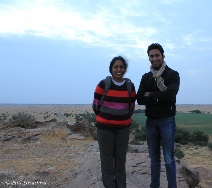 With Manvendra Singh Shekhwat at Jaisalmer