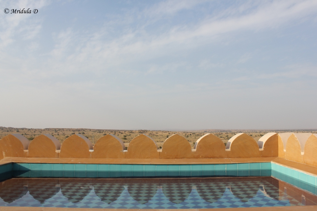The Swimming Pool Attached with Jaisalmer Suit, Suryagarh