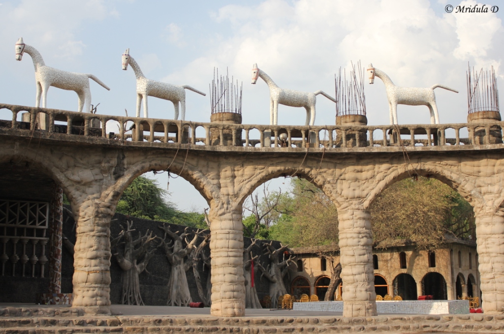 Arches and Horses, Rock Garden, Chandrigarh