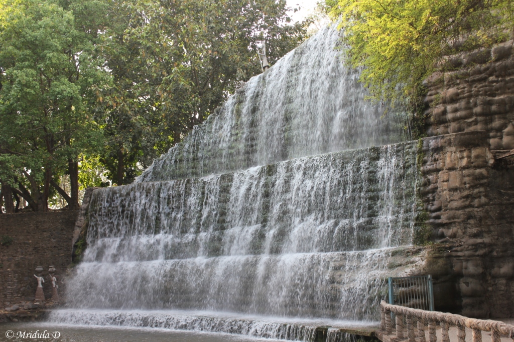 Waterfall in Phase 3 of the Rock Garden, Chandigarh