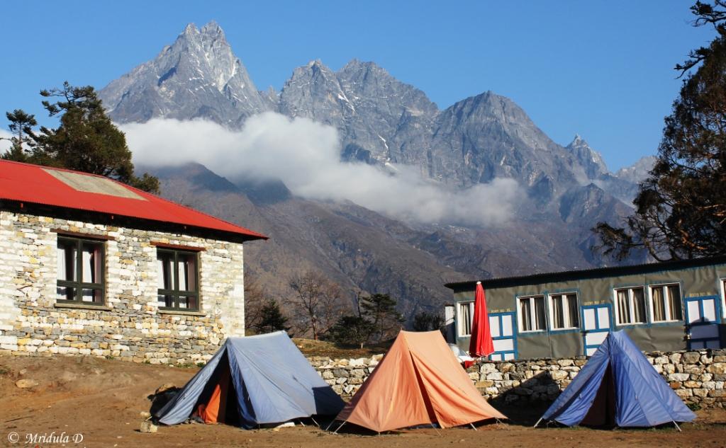Tents at Tengboche, Everest Base Camp Trek, Nepal