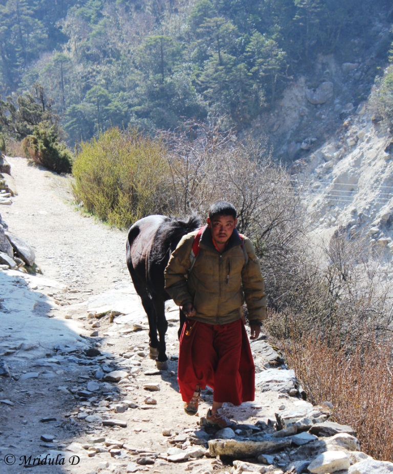 A Lama from Tengboche Monastery, Everest Base Camp Trek, Nepal