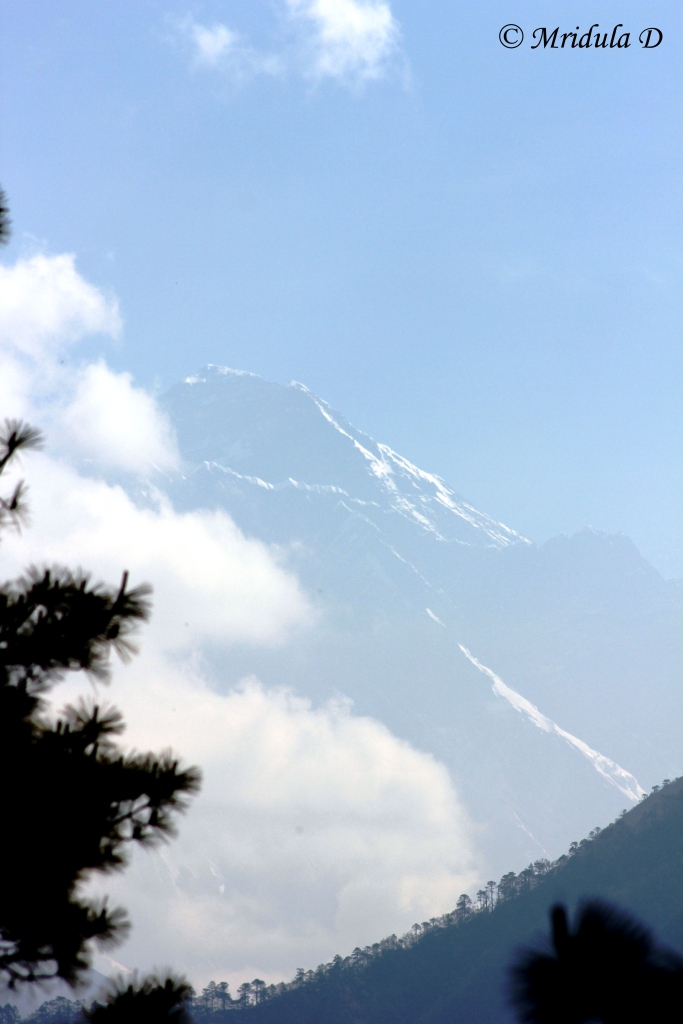 The Last View of the Everest near Namche Bazaar