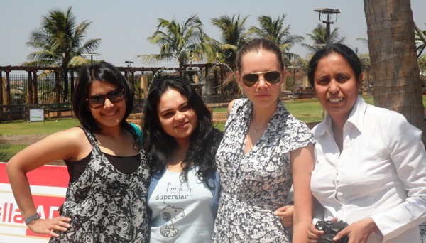 A Gang of Women at Della Adveture, Lonavala, Maharashtra