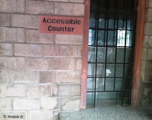 Accessible Counter at Qutub Minar was Closed the Day I Went