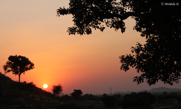 Sunset at Lakshman Sagar, Pali, Rajasthan