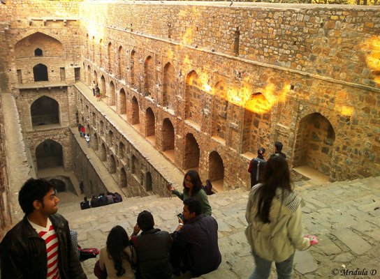 College Students at Agrasen Ki Baoli