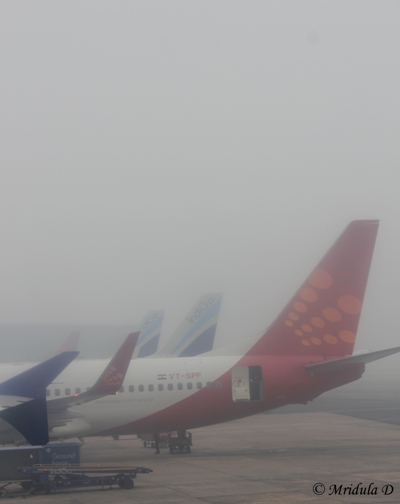 Delhi Airport Fog