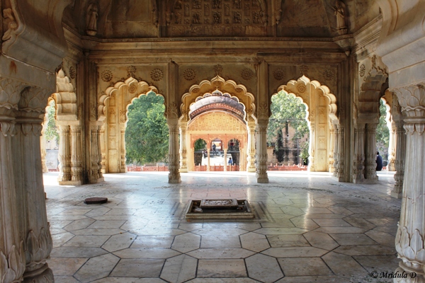 Interiors of the Moosi Rani ki Chhatri, Alwar, Rajasthan